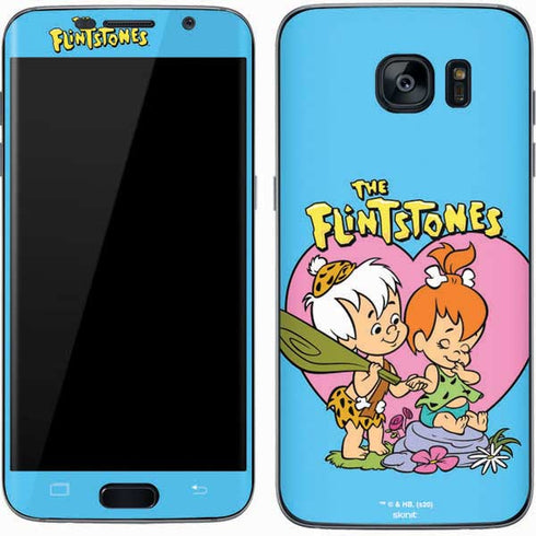 The Flinstones Bamm-Bamm and Pebbles Galaxy S7 Skin