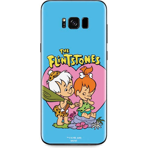 The Flinstones Bamm-Bamm and Pebbles Galaxy S8 Plus Skin