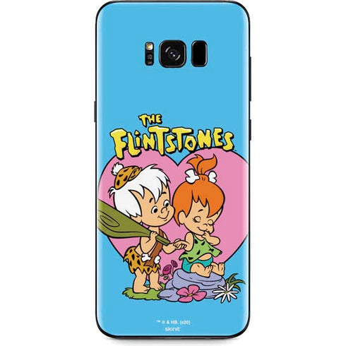 The Flinstones Bamm-Bamm and Pebbles Galaxy S8 Skin