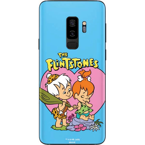 The Flinstones Bamm-Bamm and Pebbles Galaxy S9 Plus Skin
