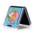 The Flinstones Bamm-Bamm and Pebbles Galaxy Z Flip5 5G Clear Case