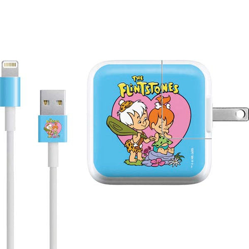 The Flinstones Bamm-Bamm and Pebbles iPad Charger (10W USB) Skin