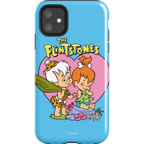 The Flinstones Bamm-Bamm and Pebbles iPhone 11 Impact Case