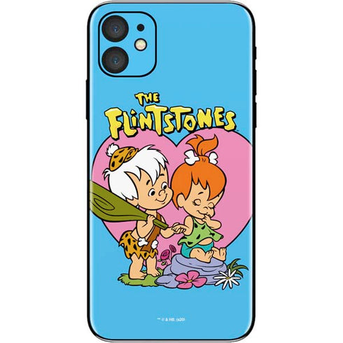 The Flinstones Bamm-Bamm and Pebbles iPhone 11 Skin
