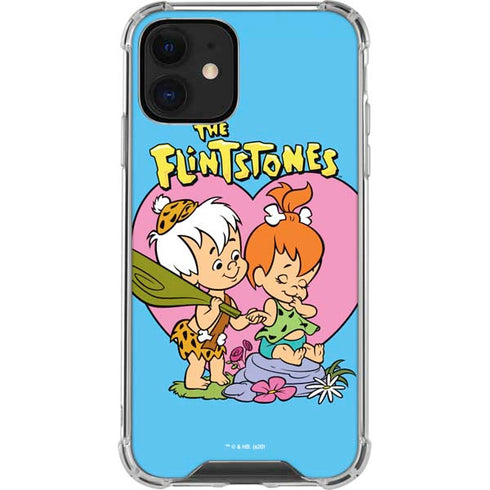 The Flinstones Bamm-Bamm and Pebbles iPhone 12 Mini Clear Case