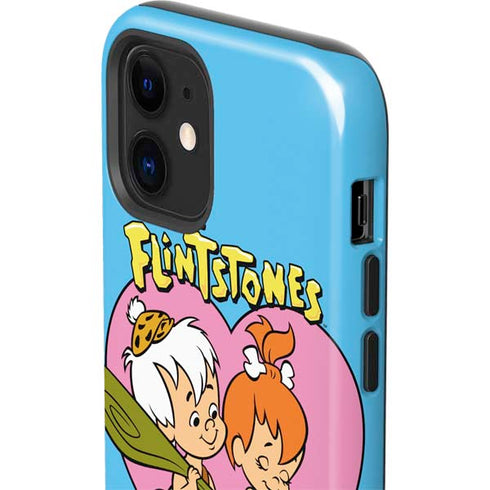 The Flinstones Bamm-Bamm and Pebbles iPhone 12 Mini Impact Case