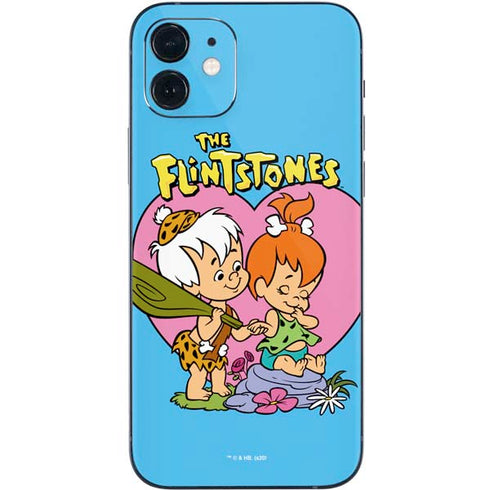 The Flinstones Bamm-Bamm and Pebbles iPhone 12 Skin