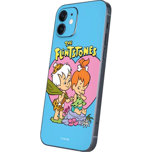 The Flinstones Bamm-Bamm and Pebbles iPhone 12 Skin