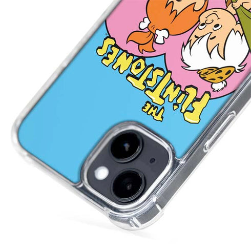 The Flinstones Bamm-Bamm and Pebbles iPhone 15 Plus MagSafe Case