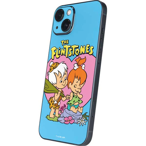 The Flinstones Bamm-Bamm and Pebbles iPhone 14 Plus Skin