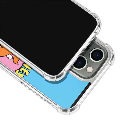 The Flinstones Bamm-Bamm and Pebbles iPhone 15 Pro Clear Case