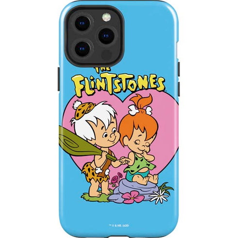 The Flinstones Bamm-Bamm and Pebbles iPhone 15 Pro Max Impact Case