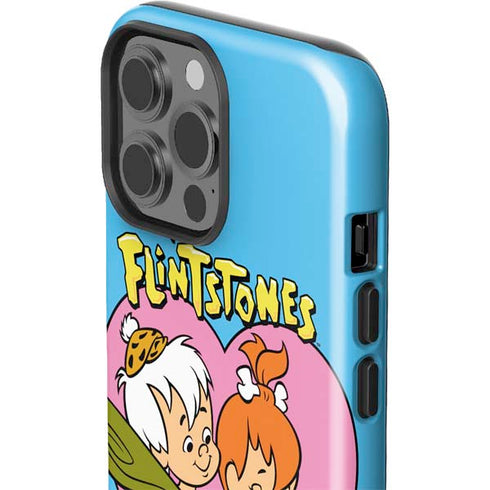 The Flinstones Bamm-Bamm and Pebbles iPhone 15 Pro Max Impact Case