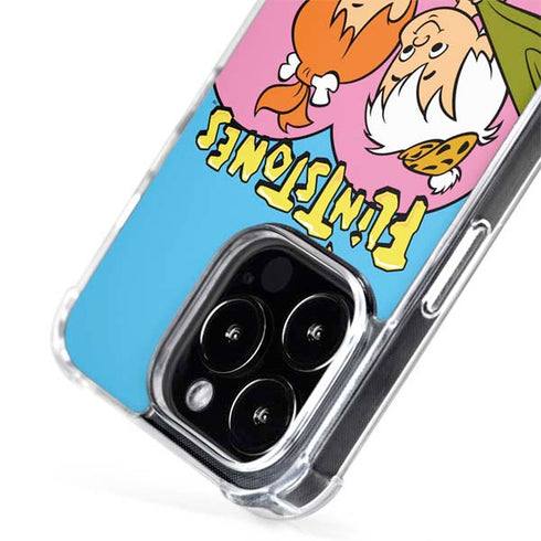 The Flinstones Bamm-Bamm and Pebbles iPhone 15 Pro Max MagSafe Case