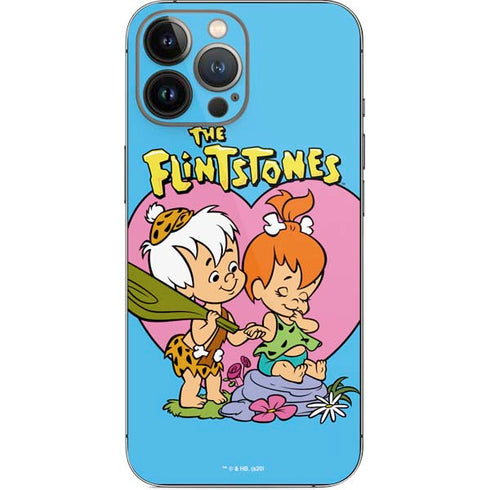 The Flinstones Bamm-Bamm and Pebbles iPhone 14 Pro Max Skin