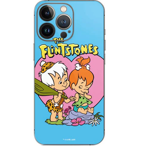 The Flinstones Bamm-Bamm and Pebbles iPhone 14 Pro Skin