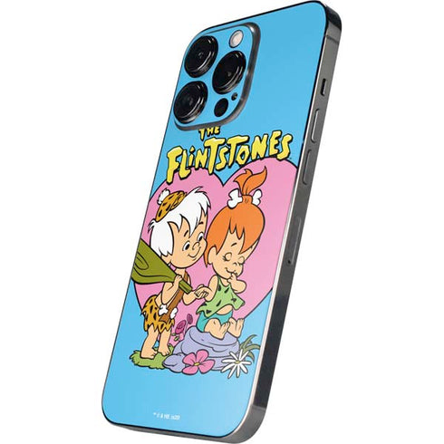 The Flinstones Bamm-Bamm and Pebbles iPhone 14 Pro Skin