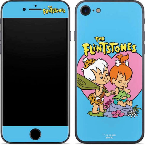 The Flinstones Bamm-Bamm and Pebbles iPhone SE (2nd & 3rd Gen) Skin
