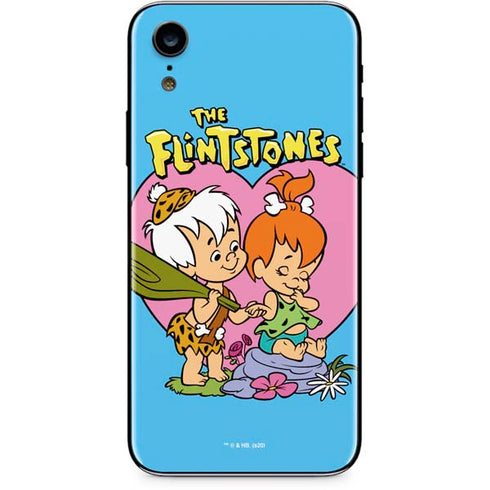 The Flinstones Bamm-Bamm and Pebbles iPhone XR Skin