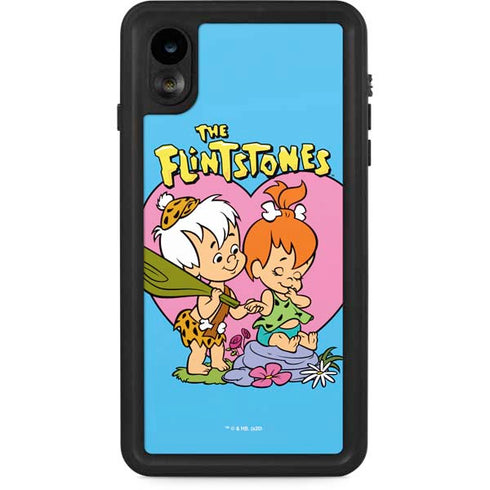 The Flinstones Bamm-Bamm and Pebbles iPhone XR Waterproof Case