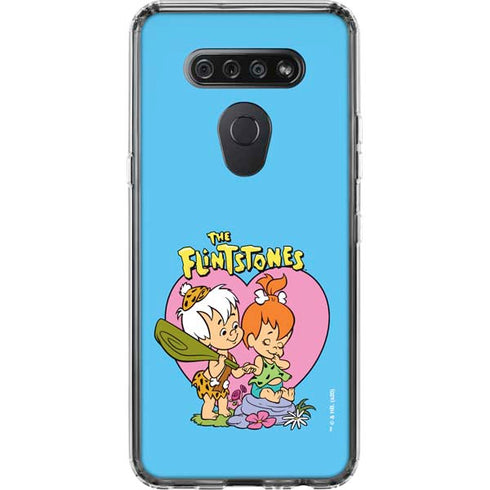 The Flinstones Bamm-Bamm and Pebbles LG K51/Q51 Clear Case