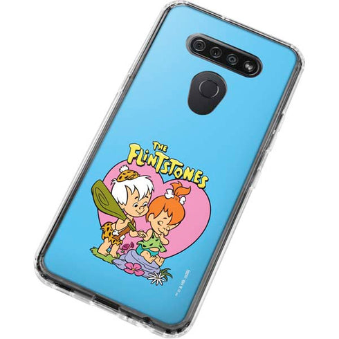 The Flinstones Bamm-Bamm and Pebbles LG K51/Q51 Clear Case