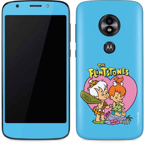 The Flinstones Bamm-Bamm and Pebbles Moto E5 Play Skin