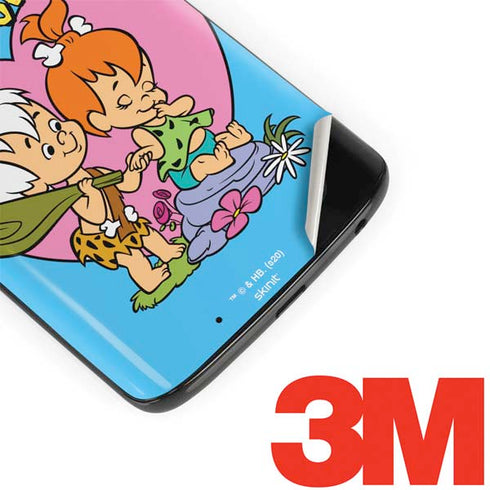 The Flinstones Bamm-Bamm and Pebbles Moto G6 Skin