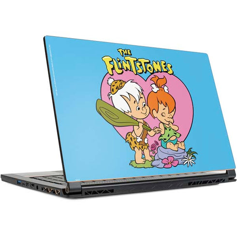 The Flinstones Bamm-Bamm and Pebbles MSI GS65 Stealth Laptop Skin