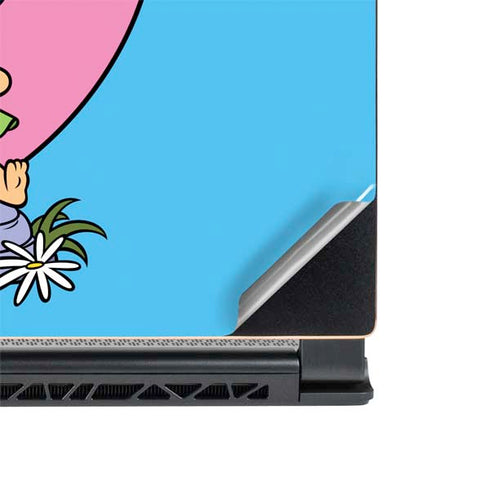 The Flinstones Bamm-Bamm and Pebbles MSI GS65 Stealth Laptop Skin