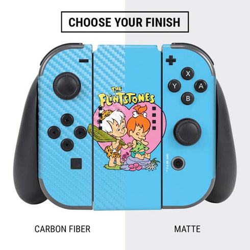 The Flinstones Bamm-Bamm and Pebbles Nintendo Switch Bundle Skin
