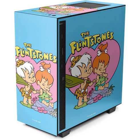 The Flinstones Bamm-Bamm and Pebbles NZXT H510 Compact ATX Mid-Tower Case Skin