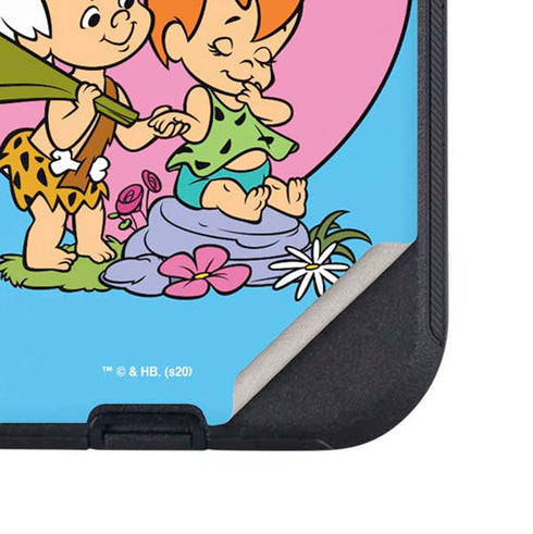 The Flinstones Bamm-Bamm and Pebbles Otterbox Defender iPhone Skin