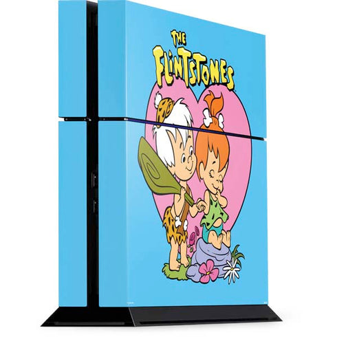 The Flinstones Bamm-Bamm and Pebbles PS4 Console Skin