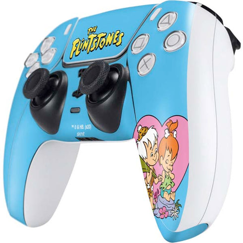The Flinstones Bamm-Bamm and Pebbles PS5 Controller Skin