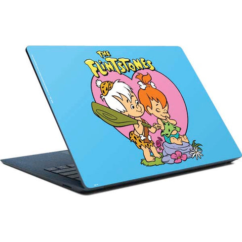 The Flinstones Bamm-Bamm and Pebbles Surface Laptop Skin
