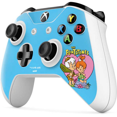 The Flinstones Bamm-Bamm and Pebbles Xbox One S All-Digital Edition Bundle Skin