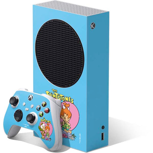 The Flinstones Bamm-Bamm and Pebbles Xbox Series S Skins