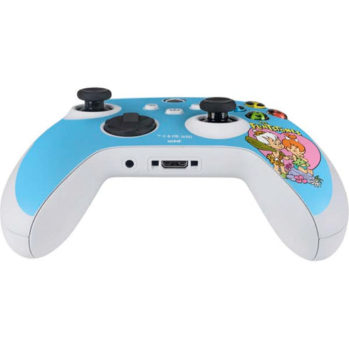 The Flinstones Bamm-Bamm and Pebbles Xbox Series S Controller Skin
