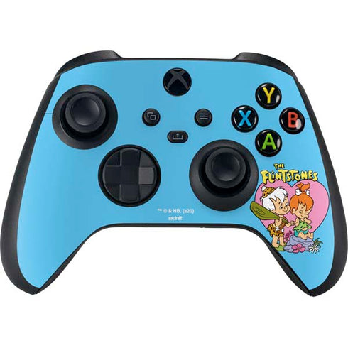 The Flinstones Bamm-Bamm and Pebbles Xbox Series X Controller Skin