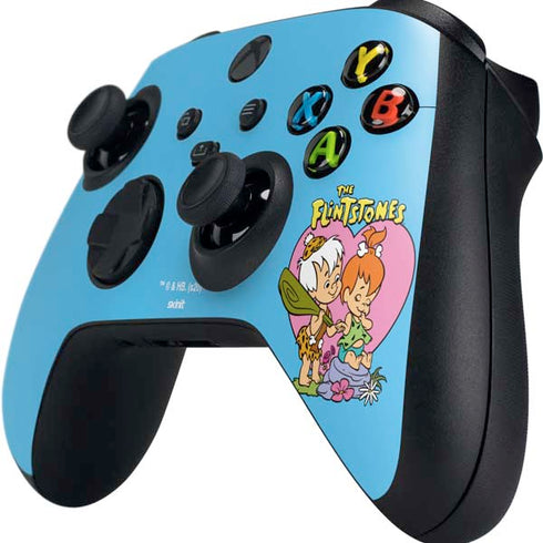 The Flinstones Bamm-Bamm and Pebbles Xbox Series X Controller Skin