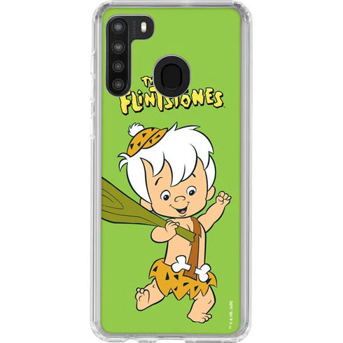 The Flinstones Bamm-Bamm Rubble Galaxy A21 Clear Case