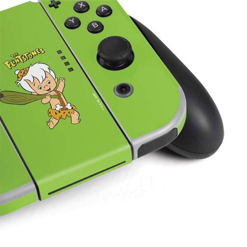 The Flinstones Bamm-Bamm Rubble Nintendo Switch OLED (2021) Skin