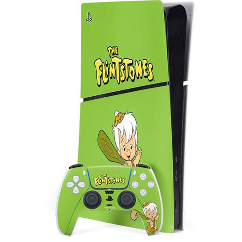 The Flinstones Bamm-Bamm Rubble PS5 Slim Digital Edition Console Skin