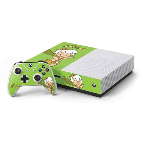 The Flinstones Bamm-Bamm Rubble Xbox One S Console and Controller Bundle Skin