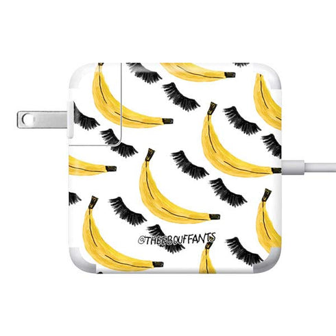 Bouffants and Broken Hearts Banana Lash 85W Power Adapter (15 and 17 inch MacBook Pro Charger) Skin