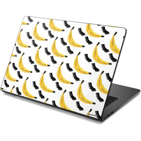 Bouffants and Broken Hearts Banana Lash Dell Chromebook Skin