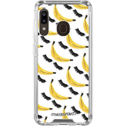 Bouffants and Broken Hearts Banana Lash Galaxy A30 Clear Case