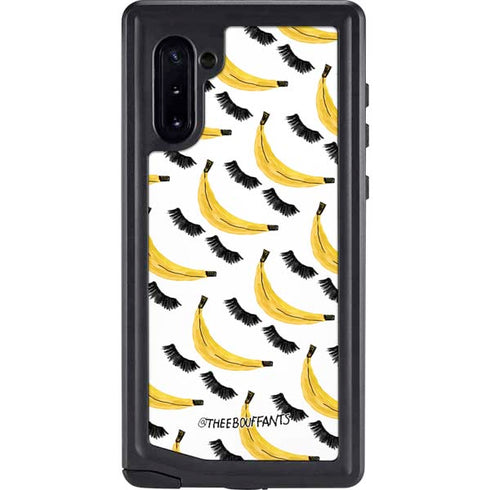 Bouffants and Broken Hearts Banana Lash Galaxy Note 10 Waterproof Case
