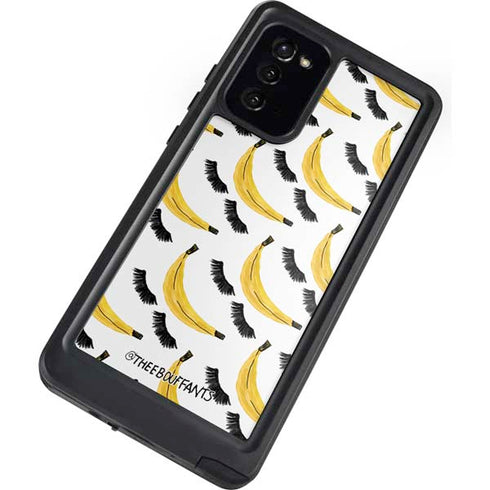 Bouffants and Broken Hearts Banana Lash Galaxy Note20 5G Waterproof Case
